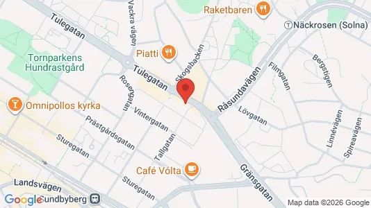 Lägenheter till salu i Sundbyberg - kort over placeringen