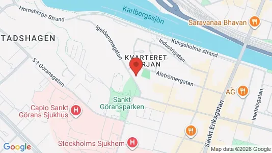 Lägenheter till salu i Kungsholmen - kort over placeringen