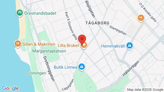 Lägenheter till salu i Helsingborg - kort over placeringen