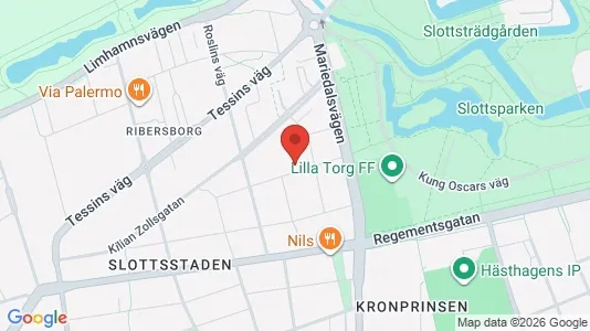 Lägenheter till salu i Malmö Centrum - kort over placeringen