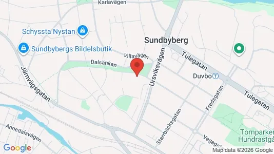 Lägenheter till salu i Sundbyberg - kort over placeringen