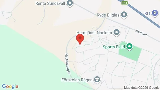 Lägenheter till salu i Sundsvall - kort over placeringen