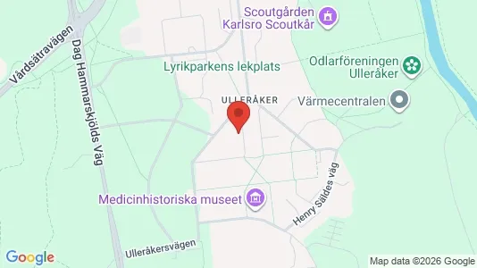 Lägenheter till salu i Uppsala - kort over placeringen