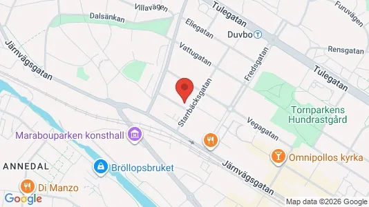 Lägenheter till salu i Sundbyberg - kort over placeringen