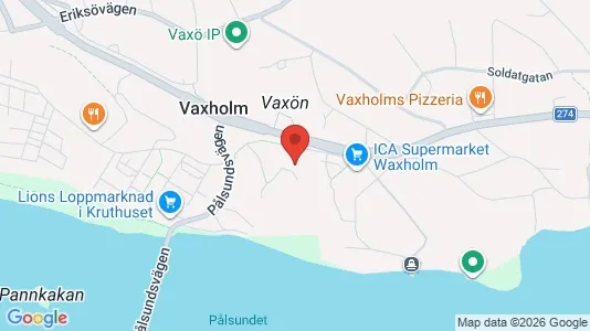 Lägenheter till salu i Vaxholm - kort over placeringen