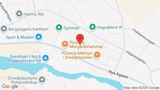 Lägenheter att hyra i Smedjebacken - kort over placeringen