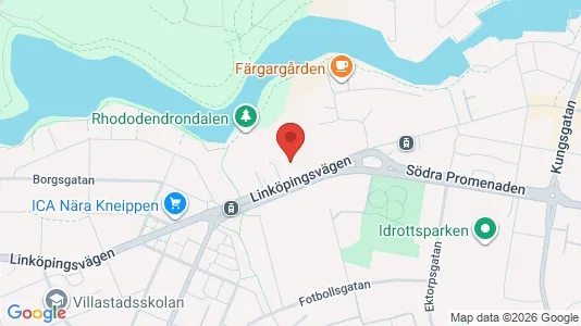 Lägenheter att hyra i Norrköping - kort over placeringen