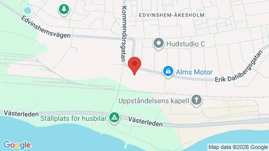 Lägenheter att hyra i Ystad - kort over placeringen