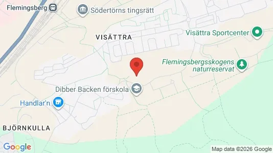 Lägenheter att hyra i Huddinge - kort over placeringen