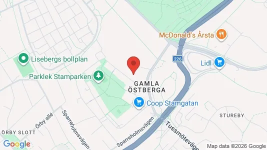 Lägenheter att hyra i Söderort - kort over placeringen