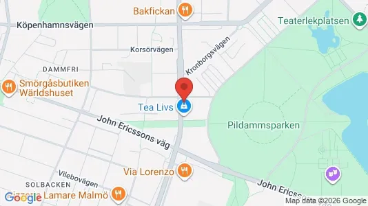 Lägenheter att hyra i Malmö Centrum - kort over placeringen