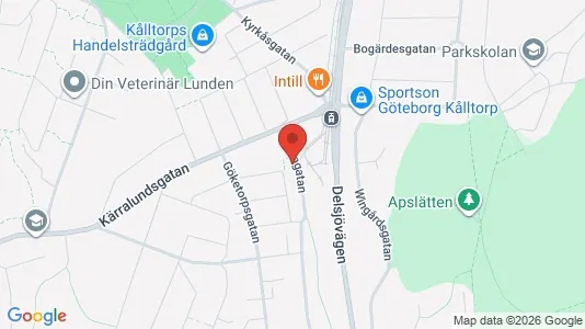 Lägenheter att hyra i Örgryte-Härlanda - kort over placeringen