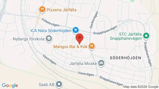 Lägenheter att hyra i Järfälla - kort over placeringen