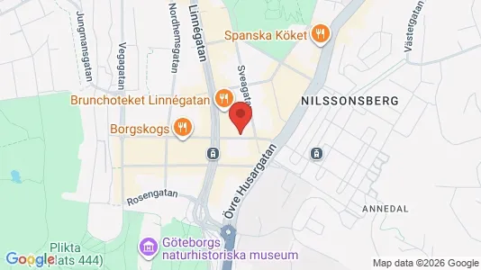 Lägenheter att hyra i Göteborg Centrum - kort over placeringen