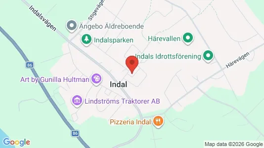 Lägenheter att hyra i Sundsvall - kort over placeringen