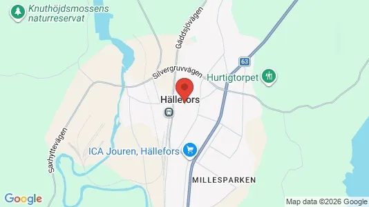 Fritidshus till salu i Hällefors - kort over placeringen
