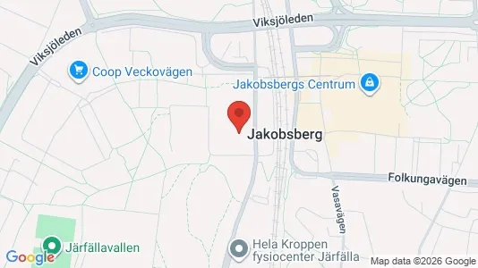 Bostadsrätter till salu i Järfälla - kort over placeringen