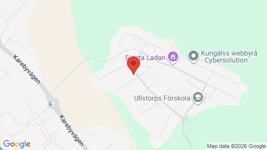 Bostadsrätter till salu i Kungälv - kort over placeringen