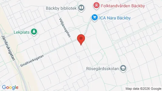 Bostadsrätter till salu i Västerås - kort over placeringen