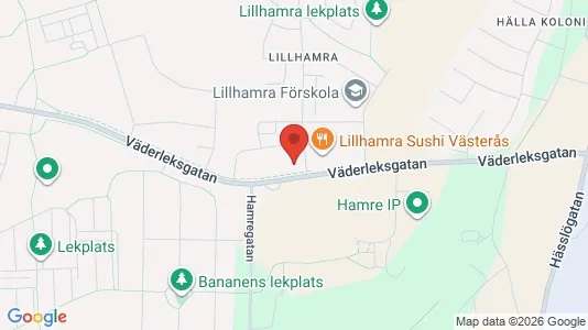 Bostadsrätter till salu i Västerås - kort over placeringen