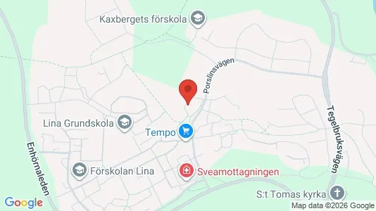 Bostadsrätter till salu i Södertälje - kort over placeringen