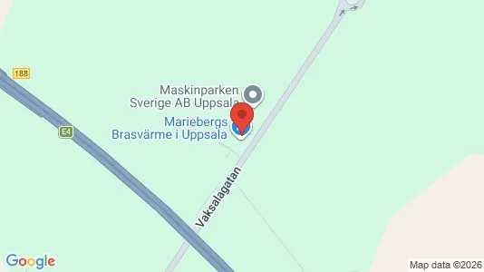 Bostadsrätter till salu i Uppsala - kort over placeringen
