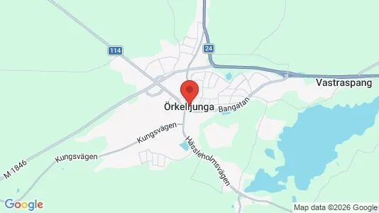 Lägenheter att hyra i Örkelljunga - kort over placeringen