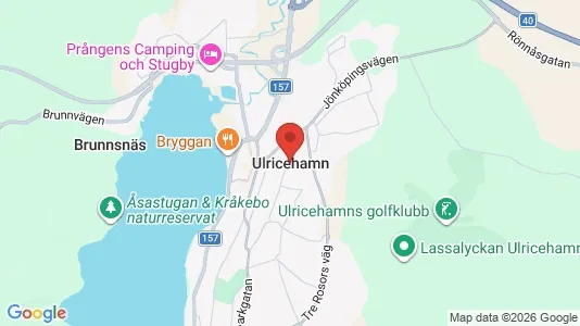 Hus till salu i Ulricehamn - kort over placeringen