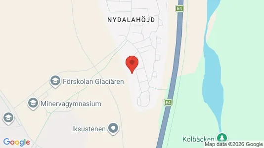 Lägenheter att hyra i Umeå - kort over placeringen