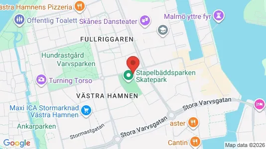 Lägenheter att hyra i Malmö Centrum - kort over placeringen