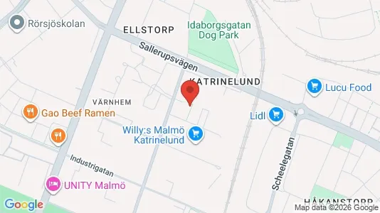 Lägenheter att hyra i Malmö Centrum - kort over placeringen