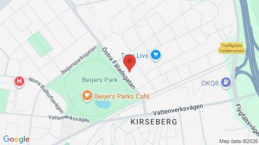 Lägenheter att hyra i Kirseberg - kort over placeringen