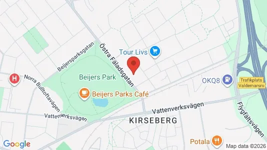 Lägenheter att hyra i Kirseberg - kort over placeringen