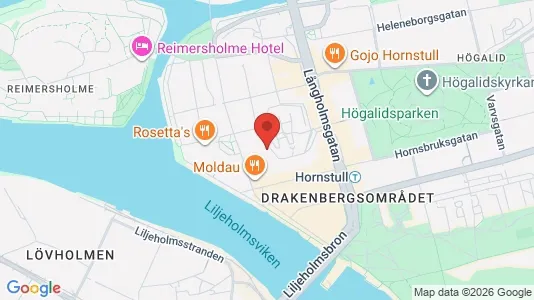 Lägenheter till salu i Södermalm - kort over placeringen