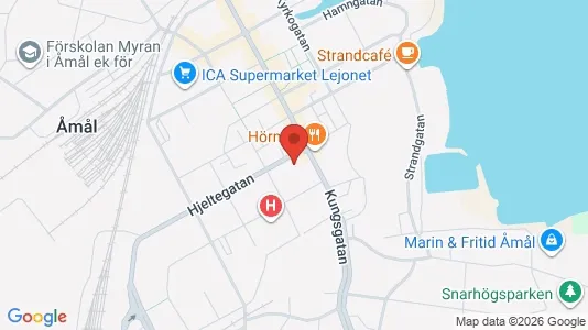 Lägenheter att hyra i Åmål - kort over placeringen