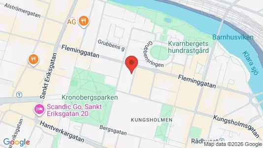 Lägenheter till salu i Kungsholmen - kort over placeringen