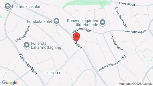 Lägenheter att hyra i Huddinge - kort over placeringen