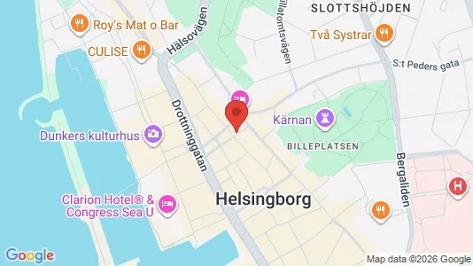 Lägenheter att hyra i Helsingborg - kort over placeringen