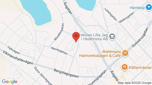 Lägenheter att hyra i Hedemora - kort over placeringen