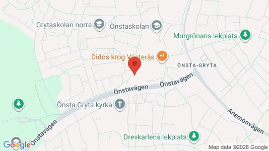 Bostadsrätter till salu i Västerås - kort over placeringen