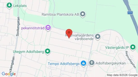 Lägenheter att hyra i Helsingborg - kort over placeringen