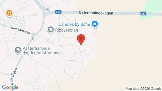 Lägenheter att hyra i Haninge - kort over placeringen