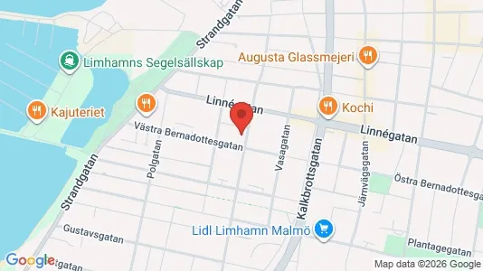 Lägenheter att hyra i Limhamn/Bunkeflo - kort over placeringen