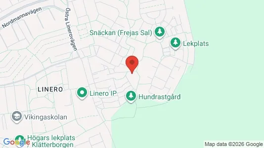 Bostadsrätter till salu i Lund - kort over placeringen
