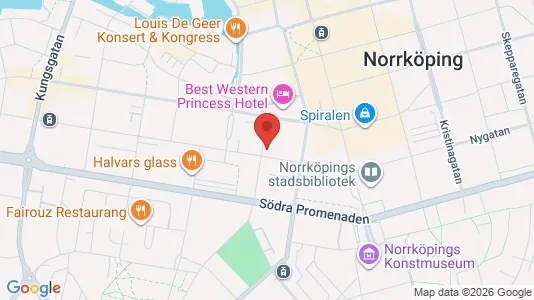 Lägenheter att hyra i Norrköping - kort over placeringen