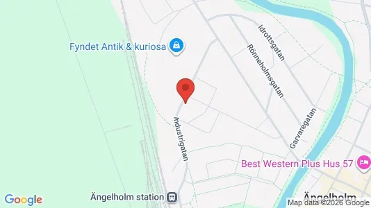 Lägenheter att hyra i Ängelholm - kort over placeringen
