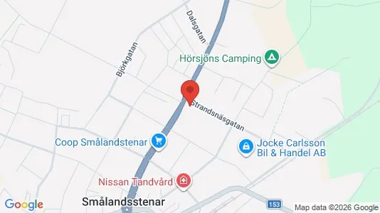 Lägenheter att hyra i Gislaved - kort over placeringen