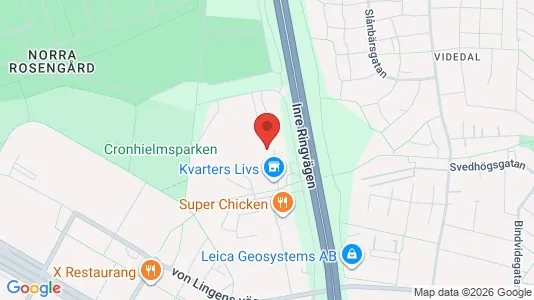 Lägenheter till salu i Malmö Centrum - kort over placeringen