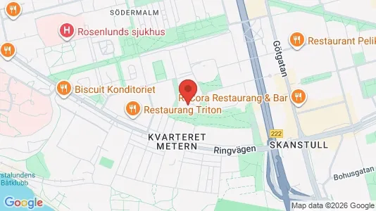 Lägenheter till salu i Södermalm - kort over placeringen