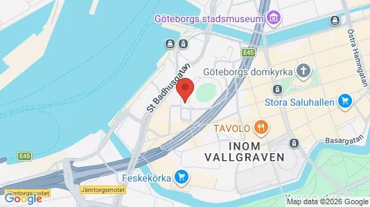 Lägenheter till salu i Göteborg Centrum - kort over placeringen